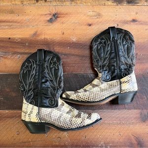 Laredo snakeskin cowboy boots